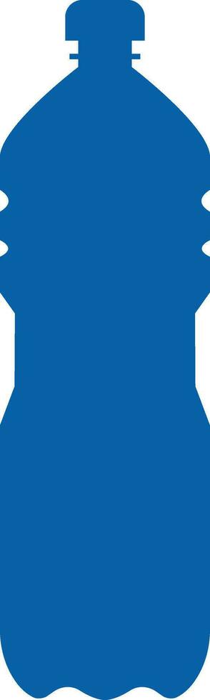 Plastic bottle blue icon. Vector flat style sign Container water bottle for sport. Natural and healthy lifestyle concept water bottled container liquid