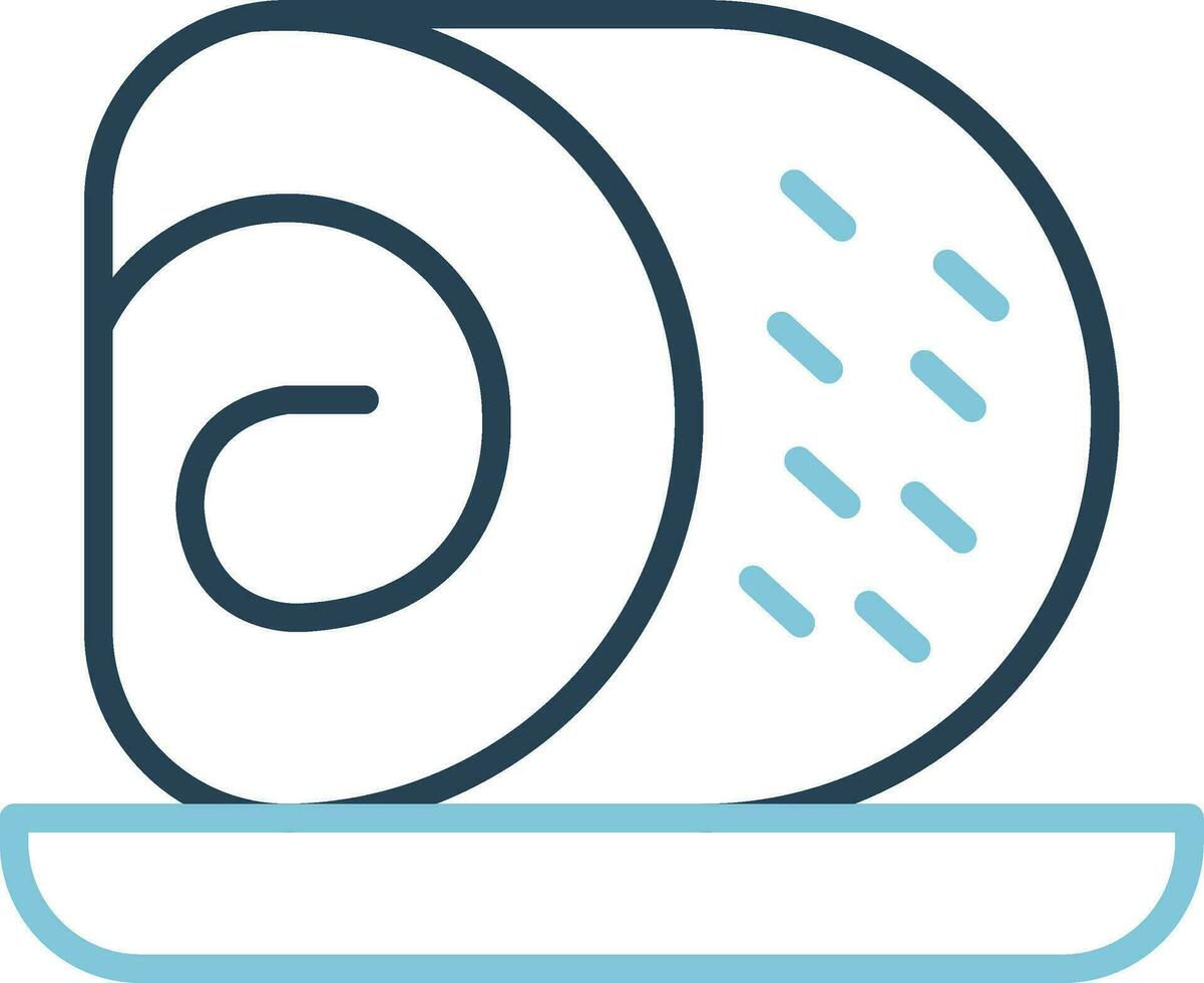 Roll Cake Vector Icon