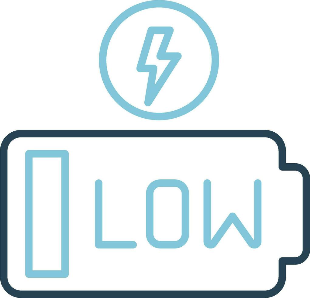 Low Battery Vector Icon