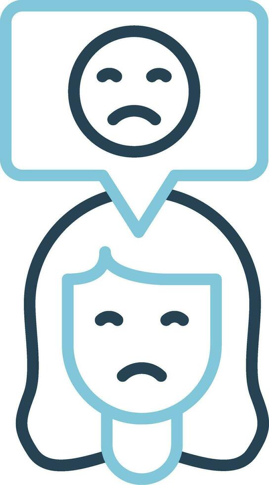 Pessimistic Vector Icon