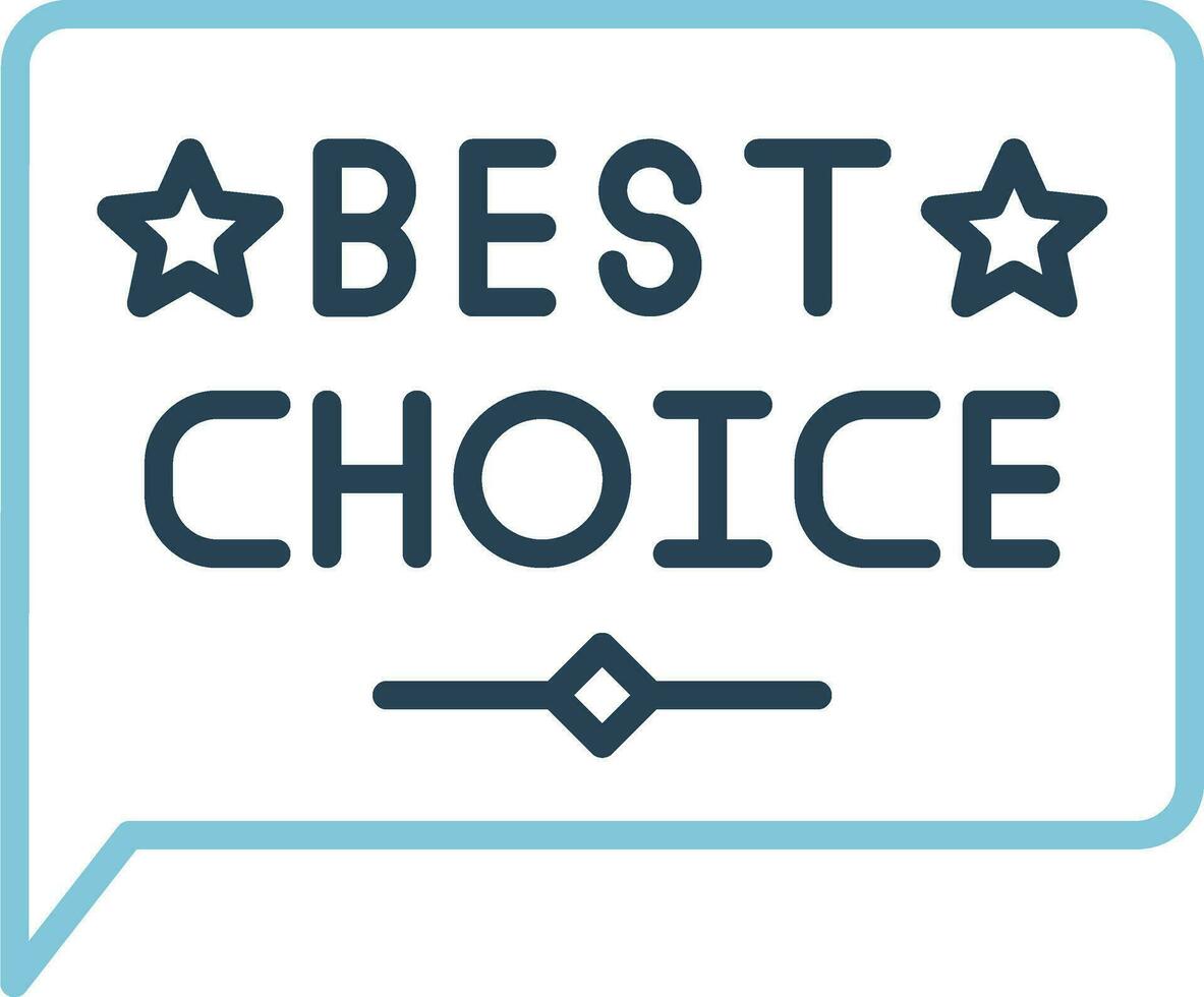 Best Choice Vector Icon