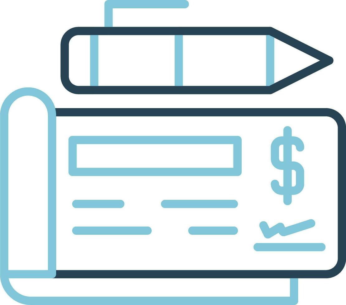 Checkbook Vector Icon