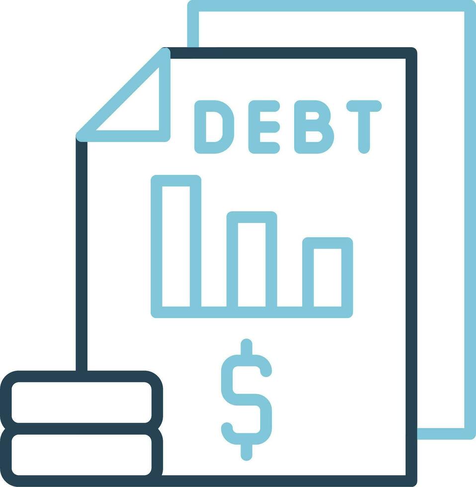 Debt Vector Icon