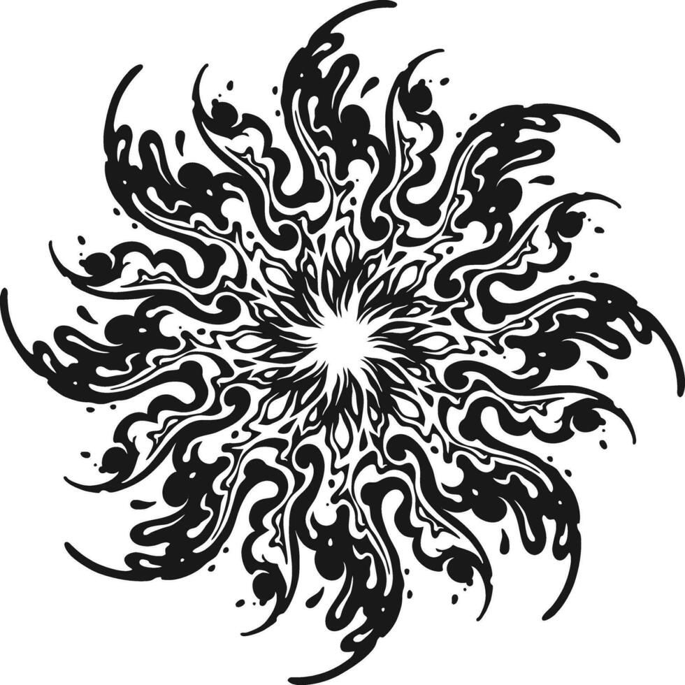 Flaming abstract ornamental blaze outline vector illustrations for your work logo, merchandise t-shirt, stickers and label designs, poster, greeting cards advertising business company or brands.