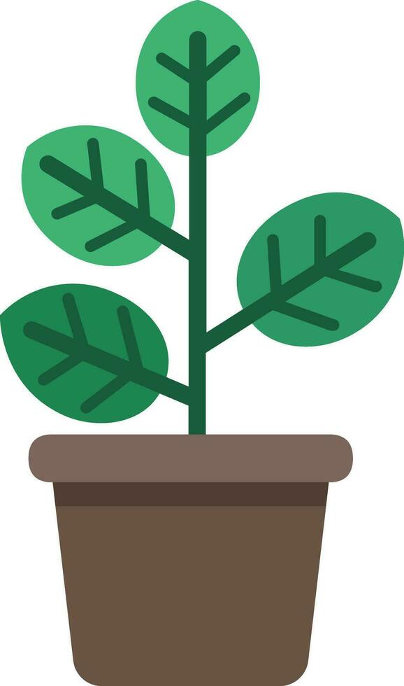 potting icon design vector