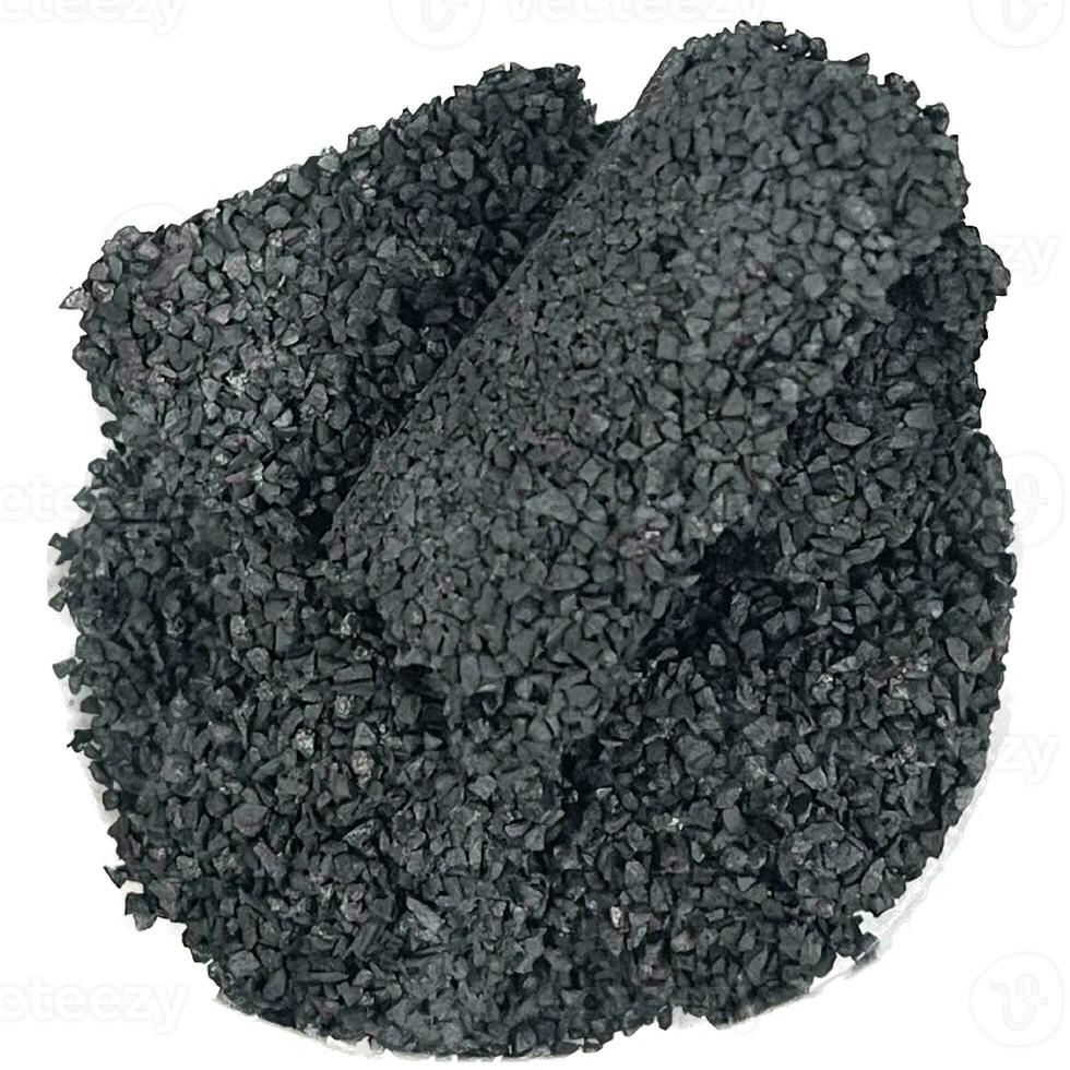 Activated carbon from burning with high pressure and temperature. photo