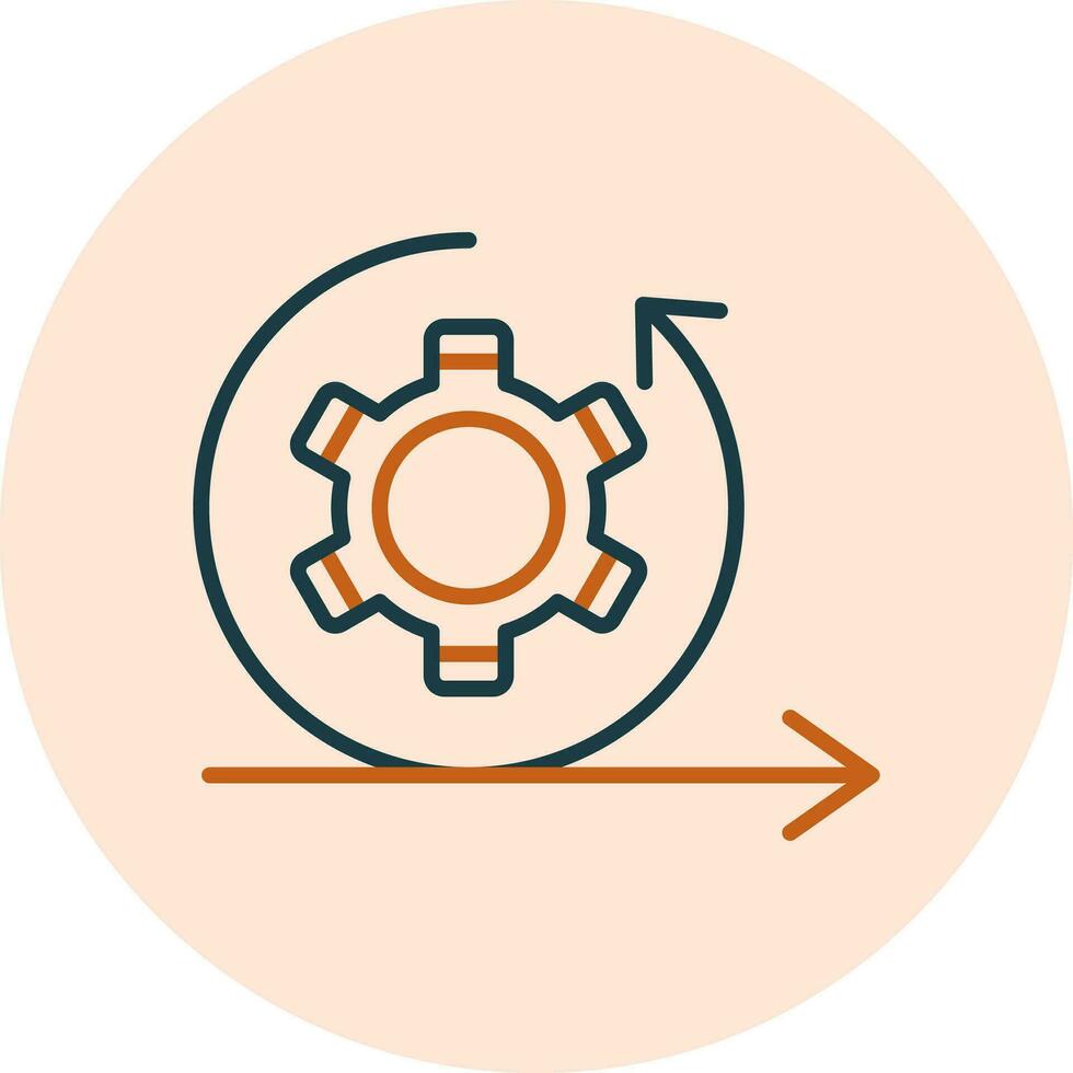 icono de vector de iteración