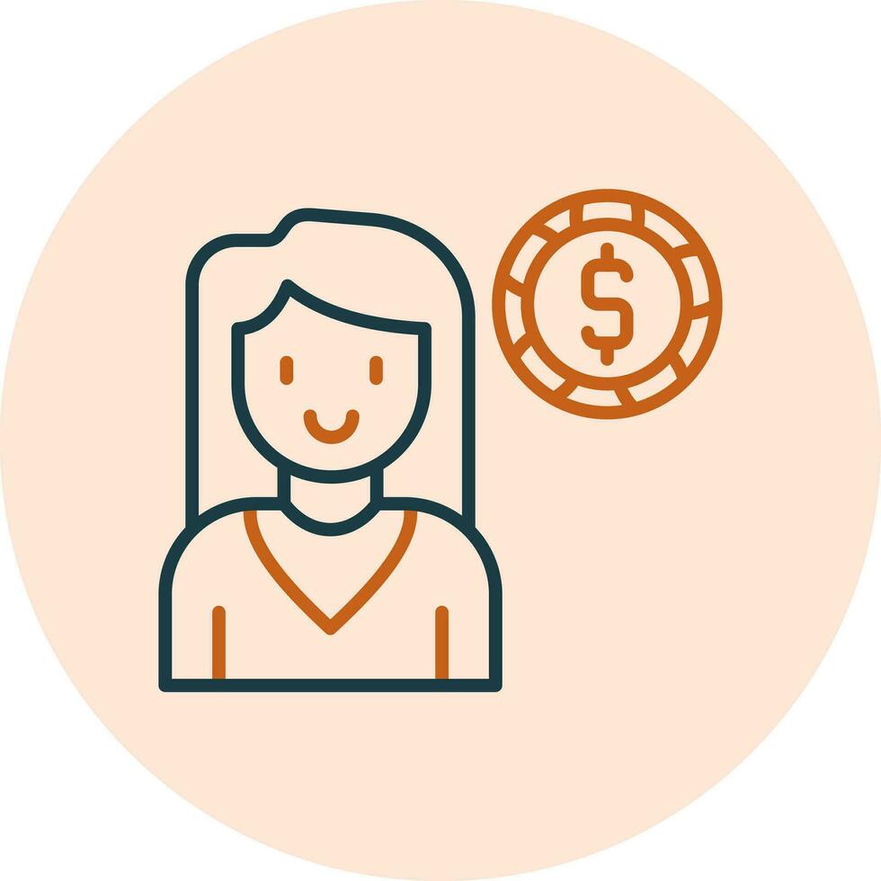 Financial Advisor Vector Icon