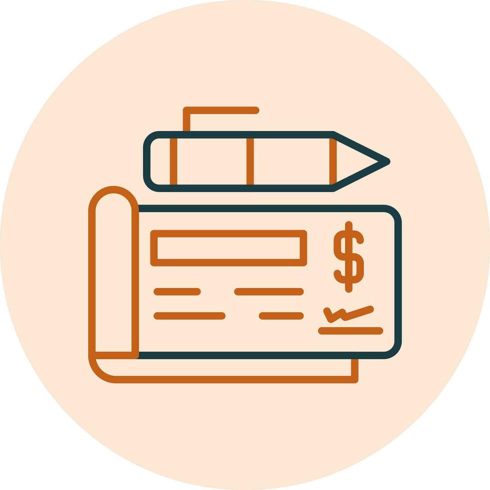 Checkbook Vector Icon