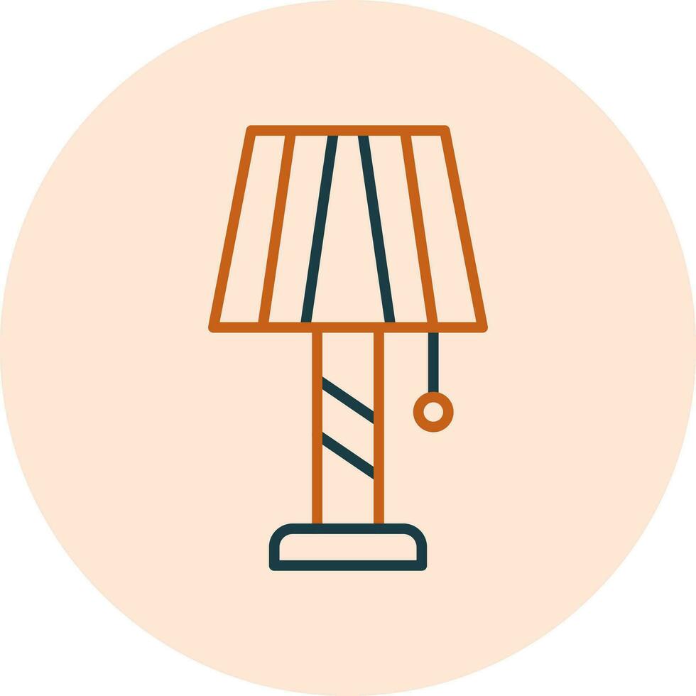 Desk Lamp Vector Icon