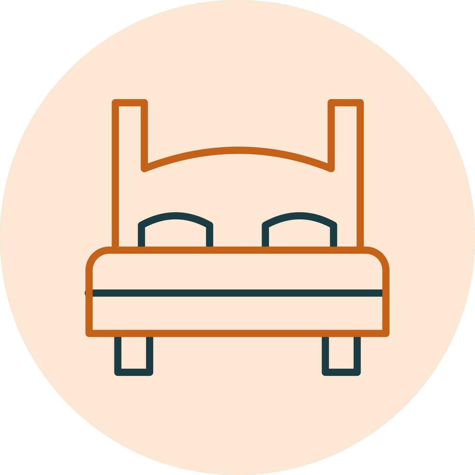 Double Bed Vector Icon