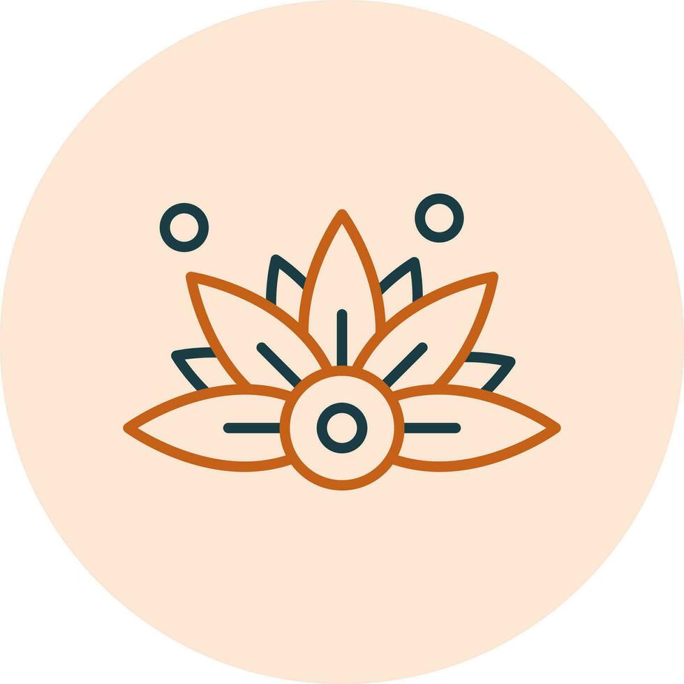 Lotus Flower Vector Icon