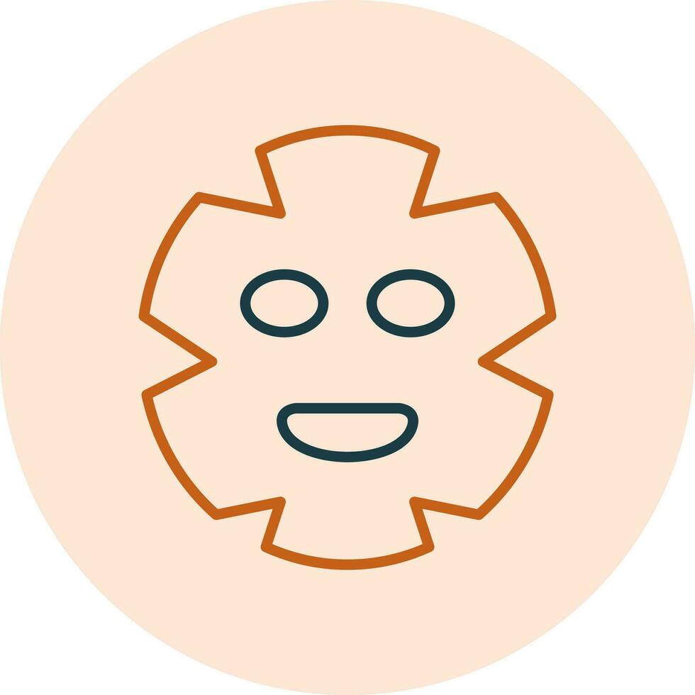 icono de vector de máscara facial