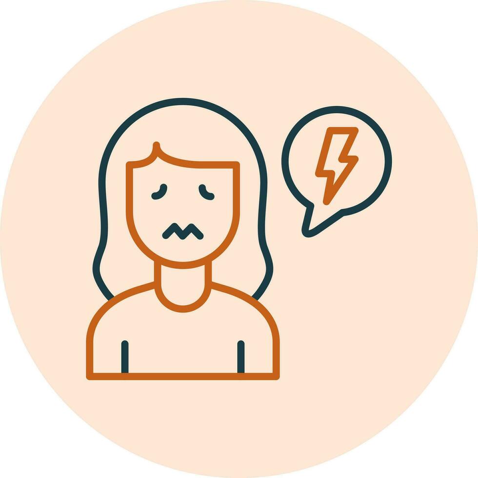 Overwhelmed Vector Icon