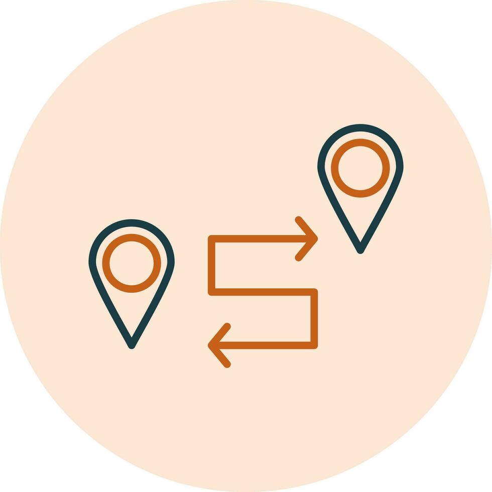Route Vector Icon