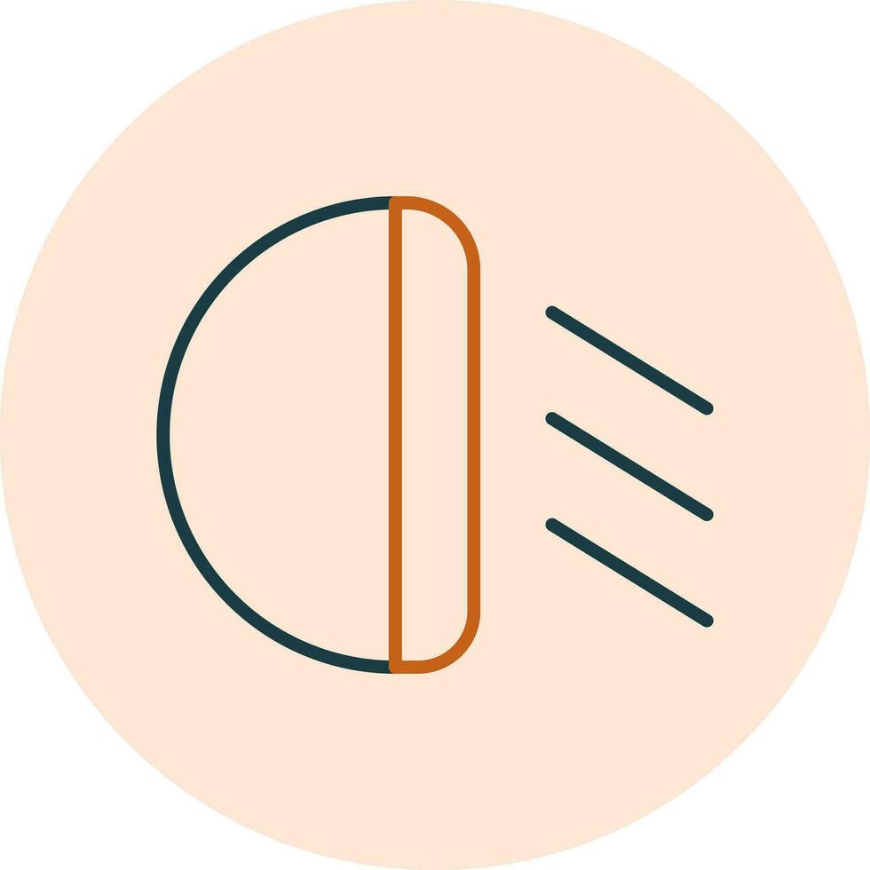 Car Light Vector Icon