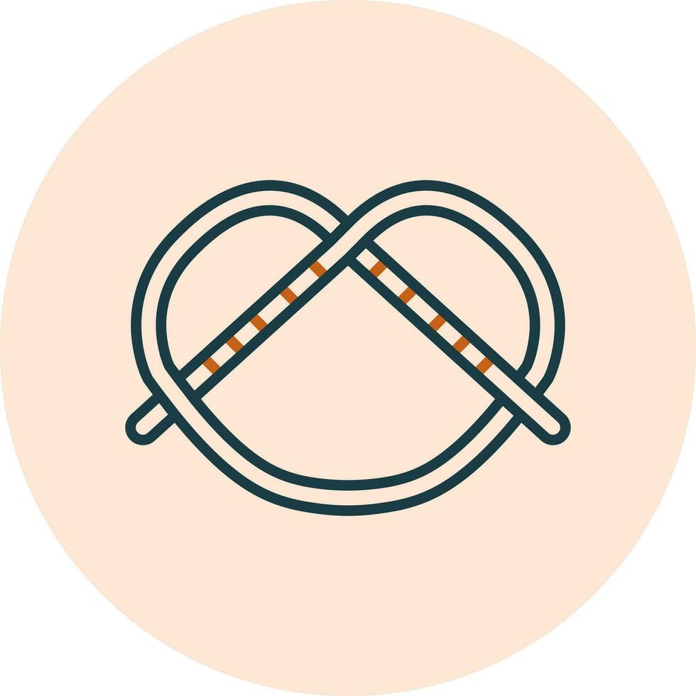 Pretzel Vector Icon