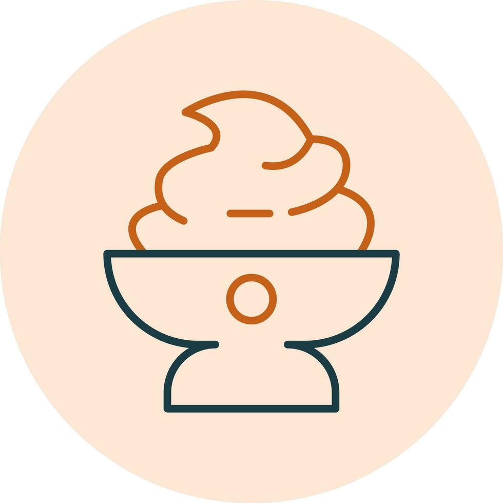 Cream Vector Icon