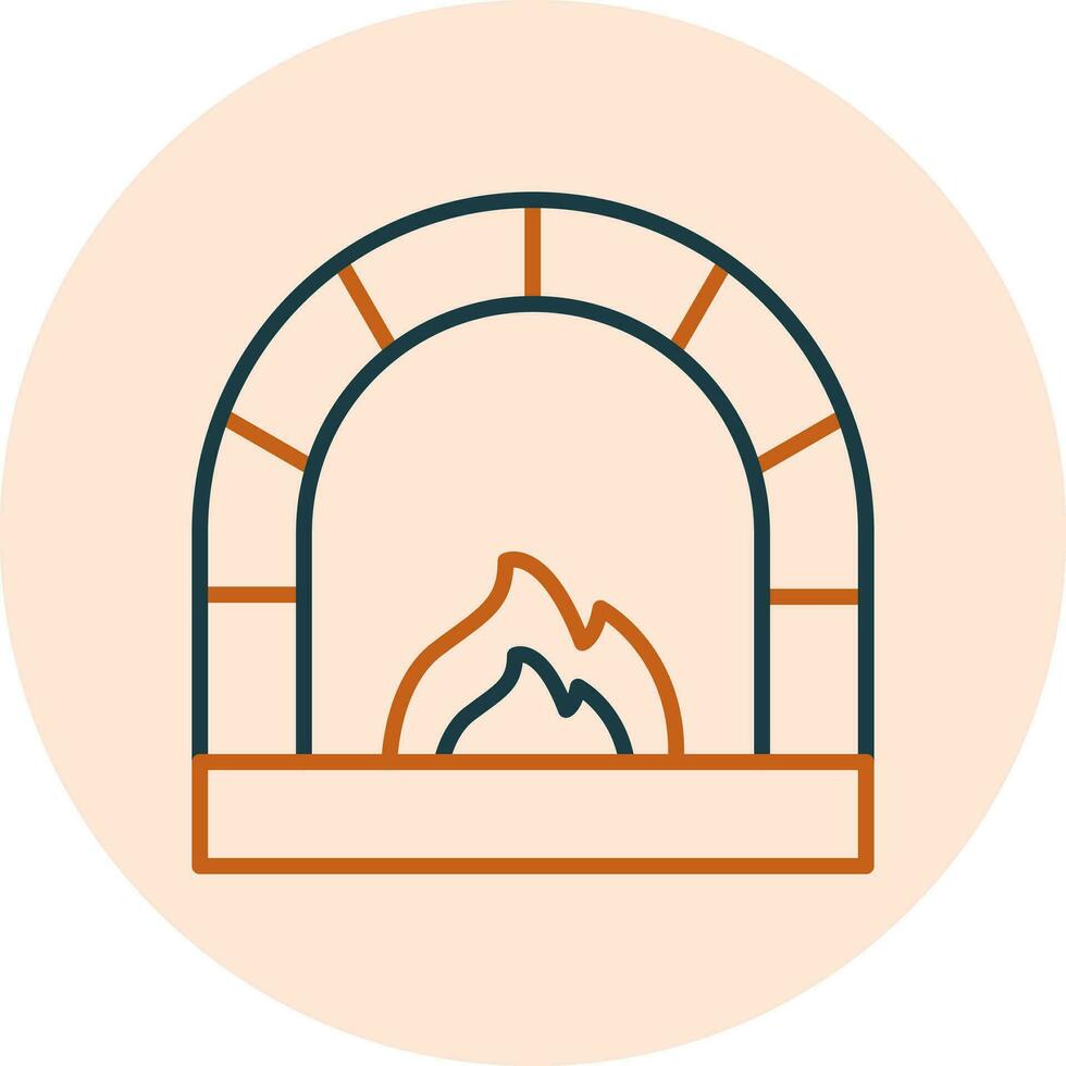 Stone Oven Vector Icon