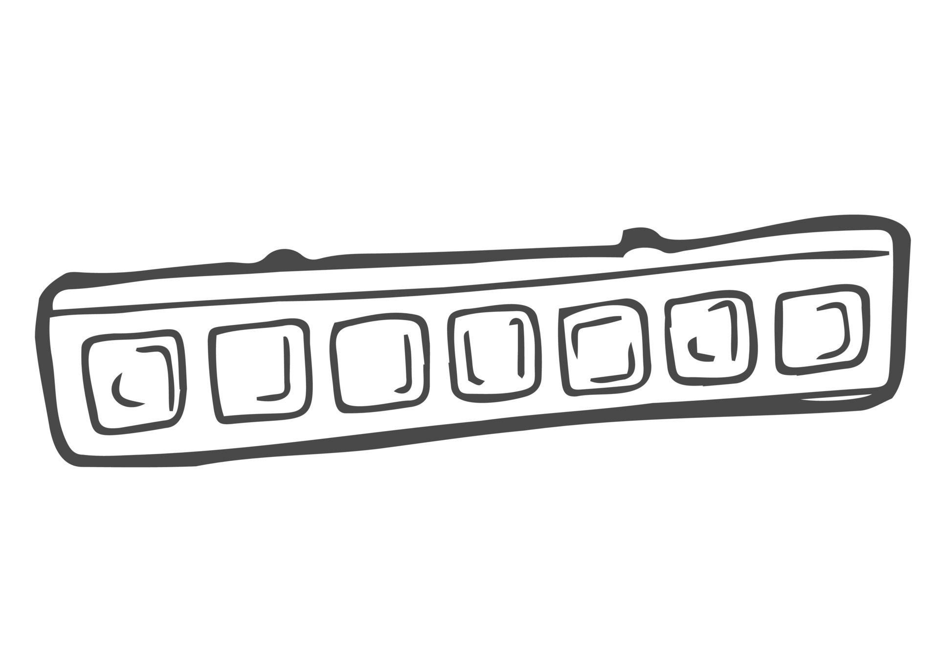 Monochrome picture, Square box with watercolor paints, return to school