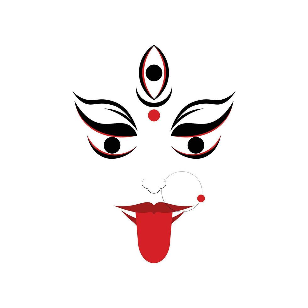 Kali Puja background. vector