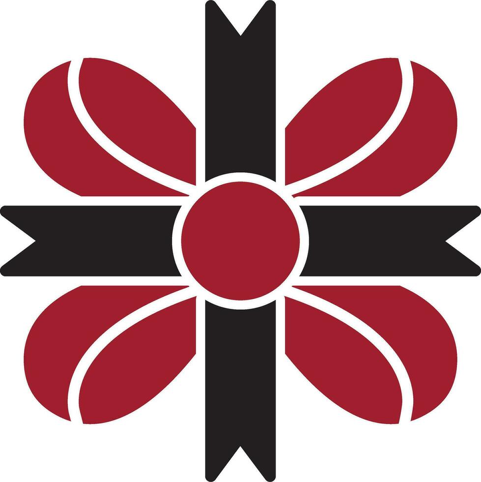 Ribbon Bow Vector Icon