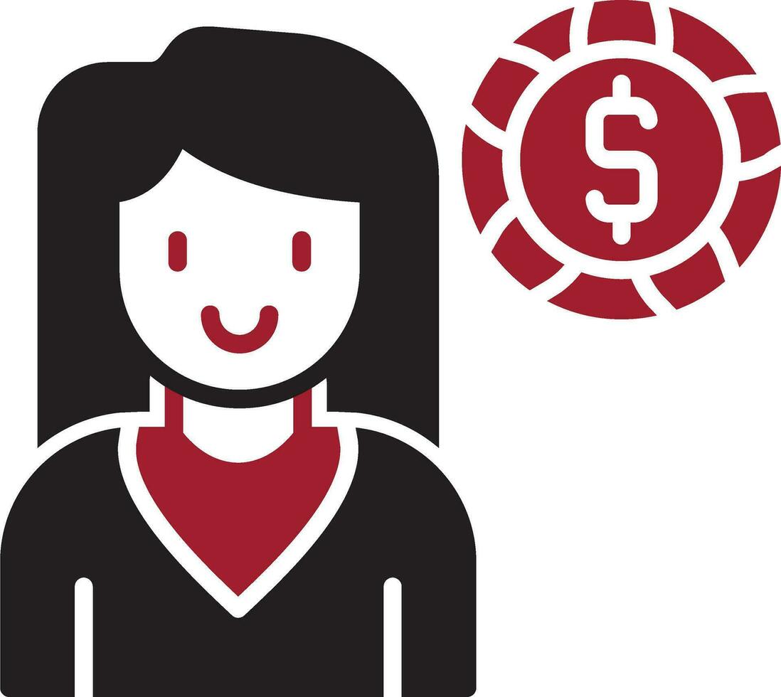 Financial Advisor Vector Icon