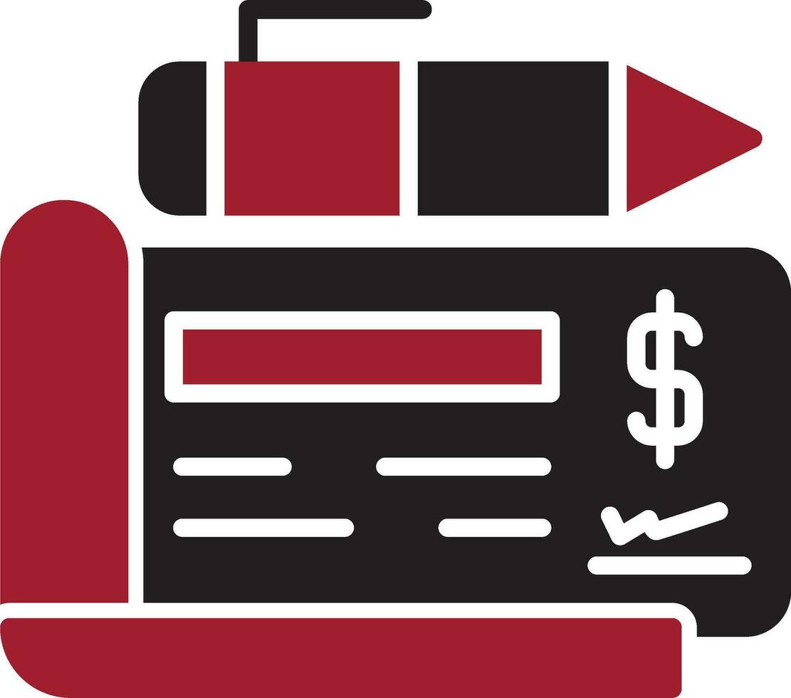 Checkbook Vector Icon