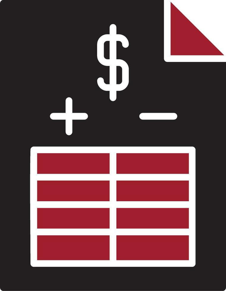 Balance Sheet Vector Icon