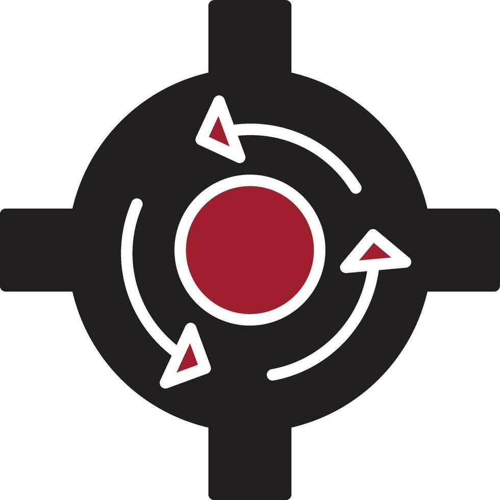 Roundabout Vector Icon