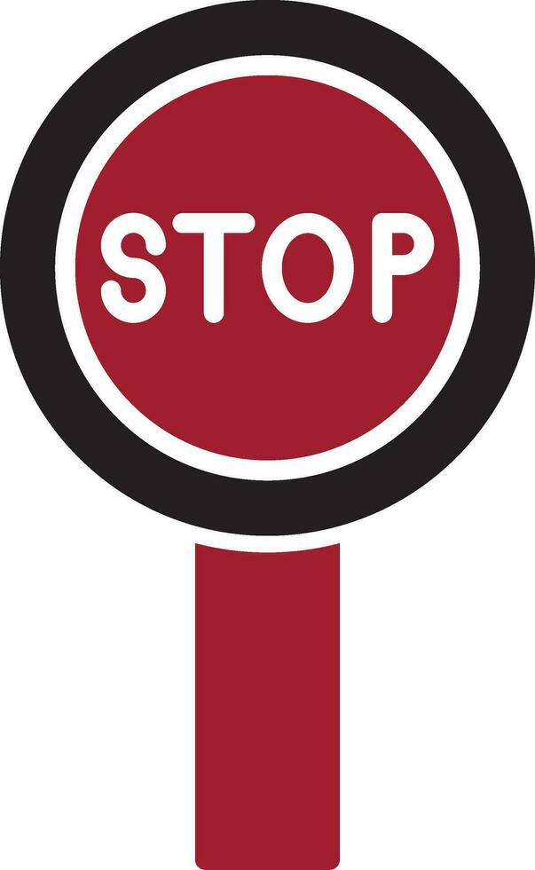Stop Sign Vector Icon