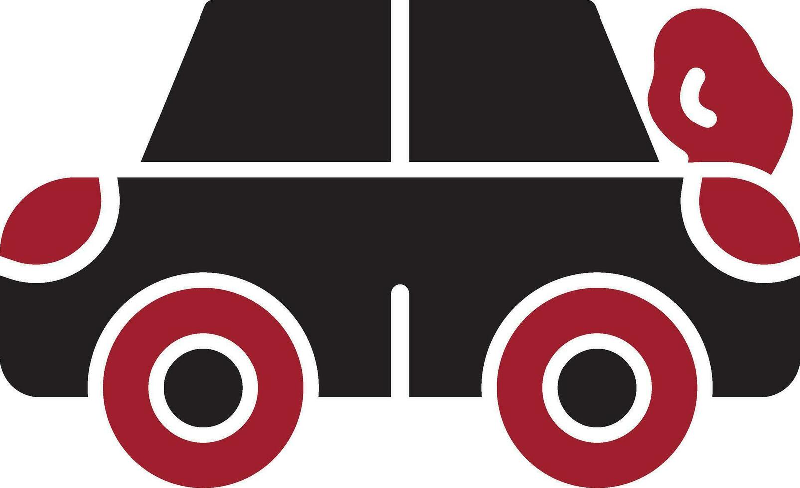 Broken Car Vector Icon