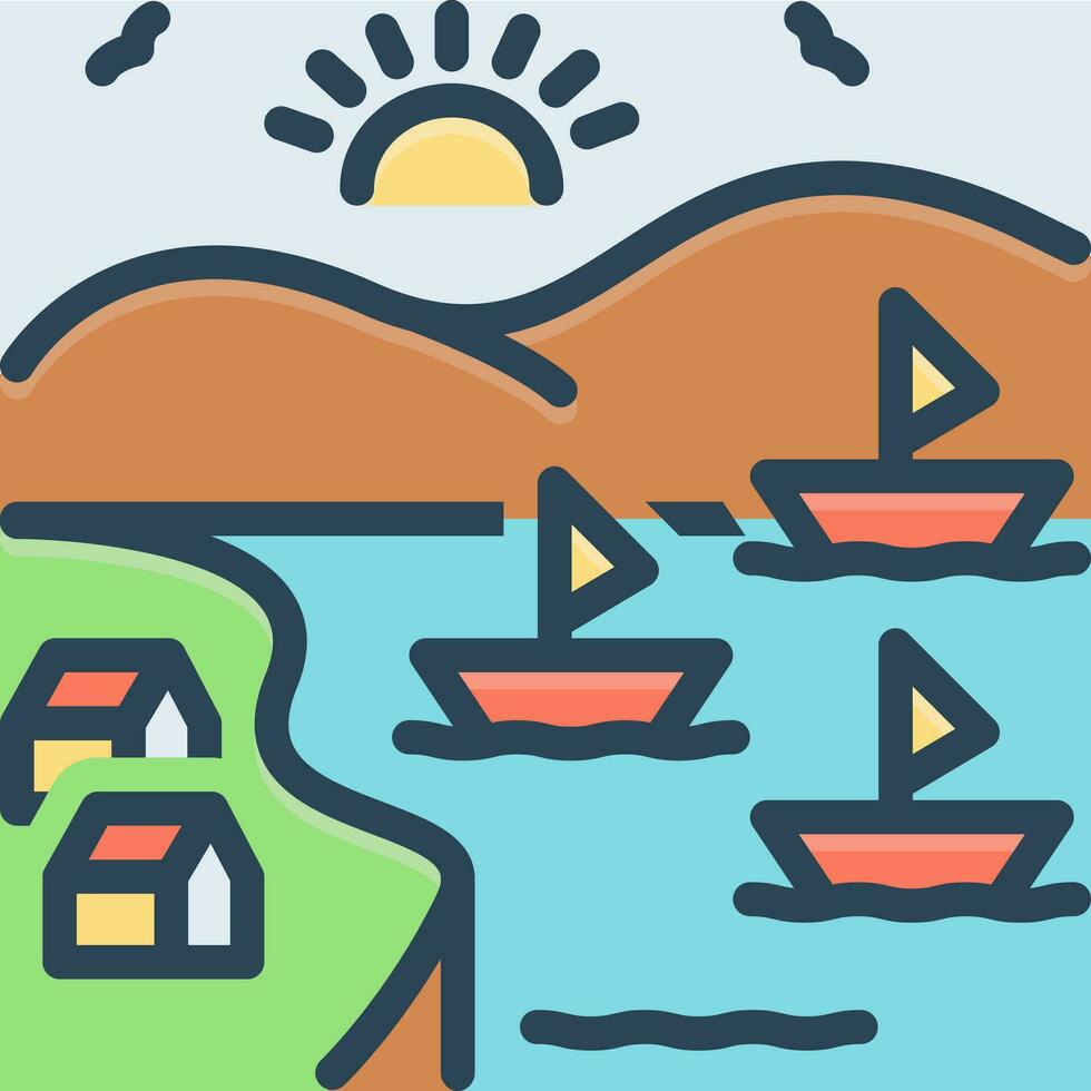 color icon for wonderful vector