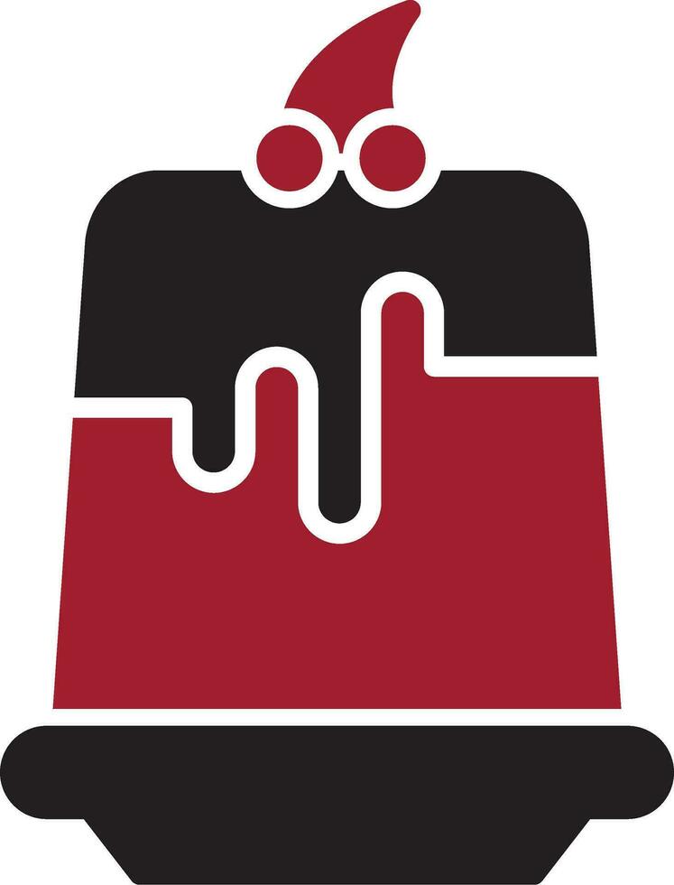 Pudding Vector Icon
