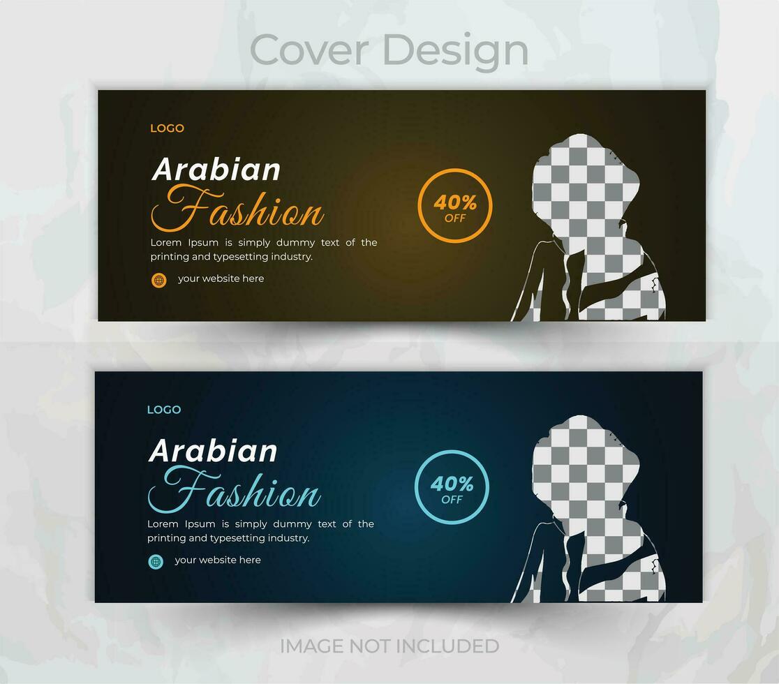 Fashion sale social media post design vector