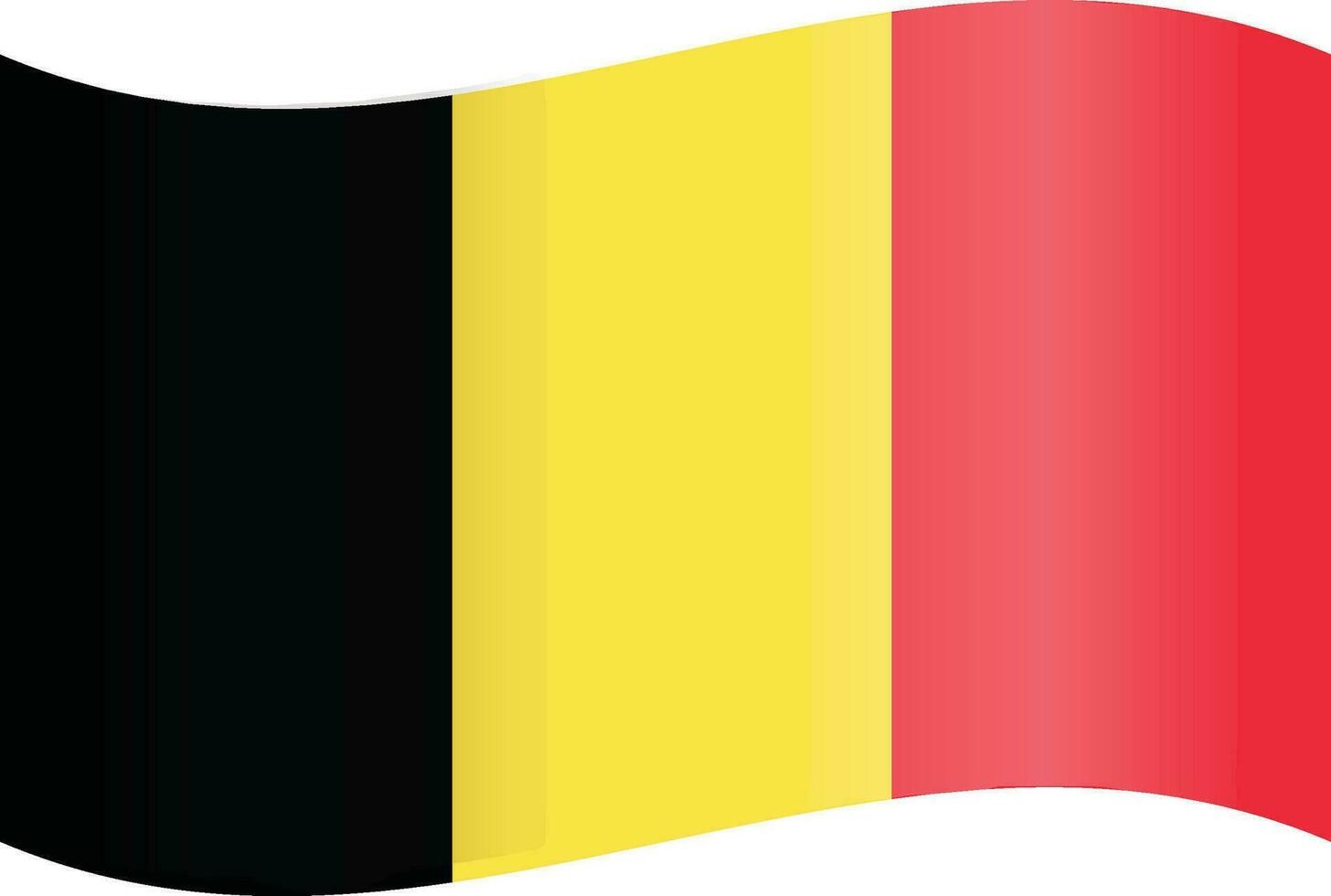 Bélgica nacional bandera en vector