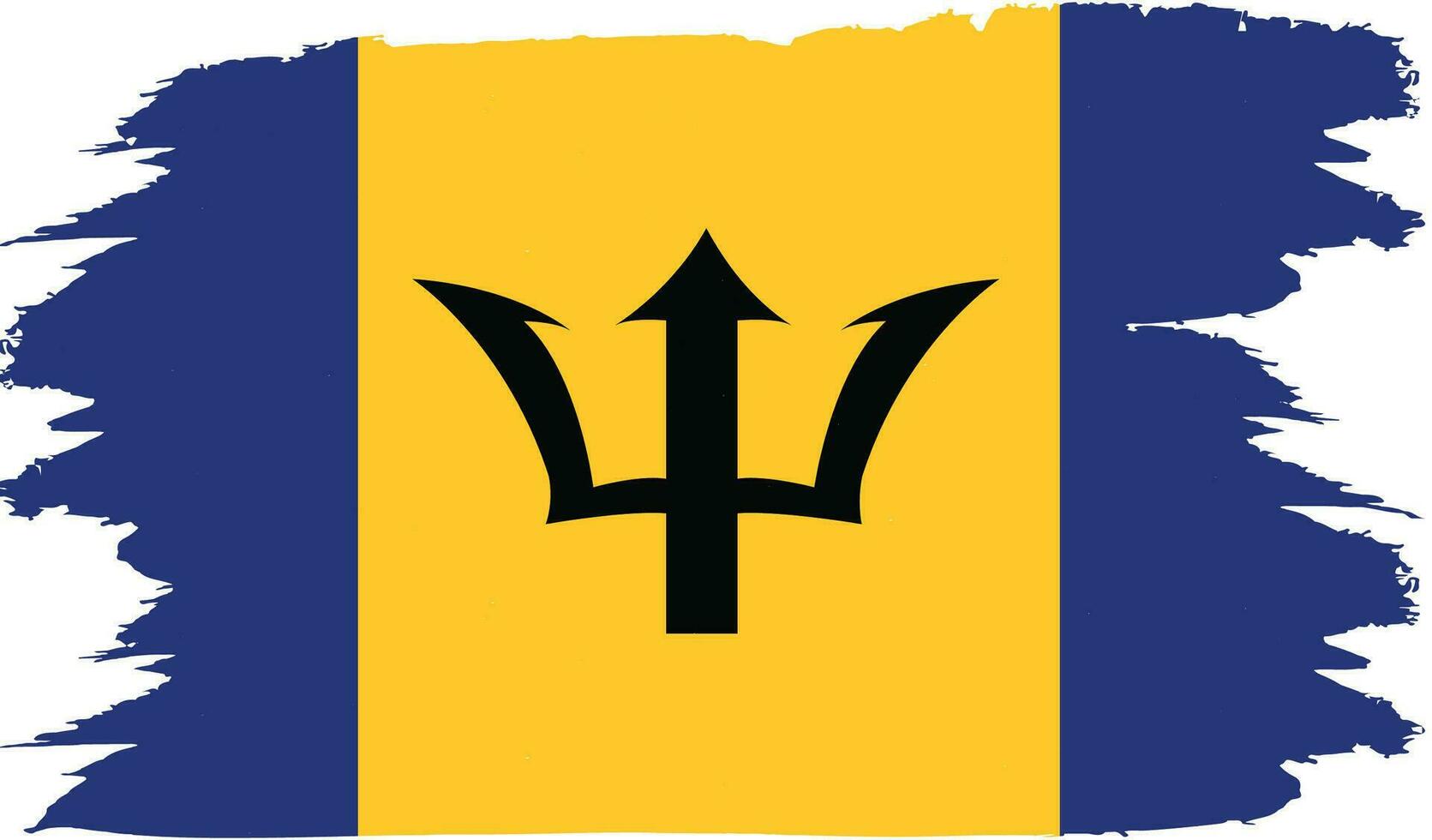 Barbados national flag in vector