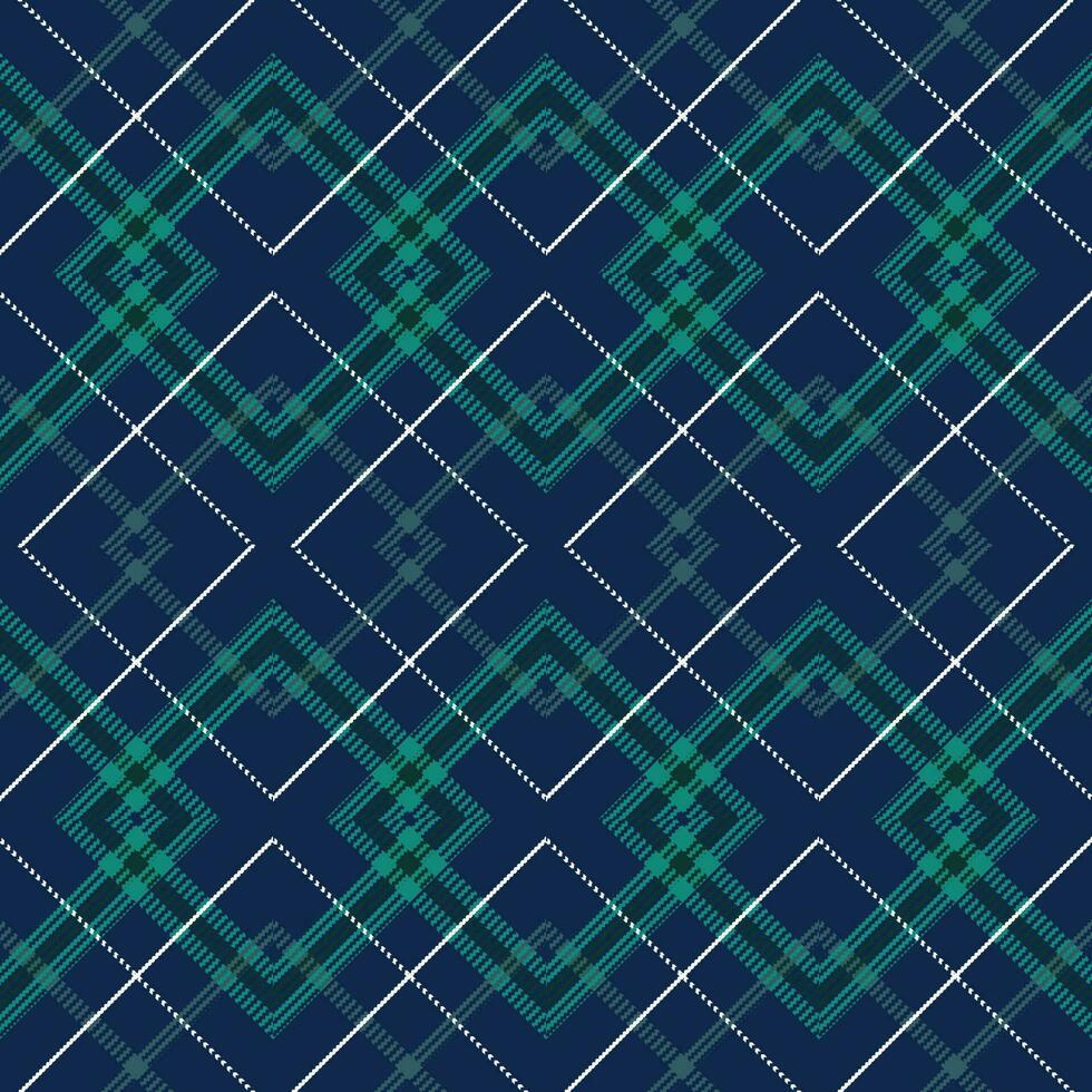 With a tartan check plaid background, this vector fabric texture has a seamless design.