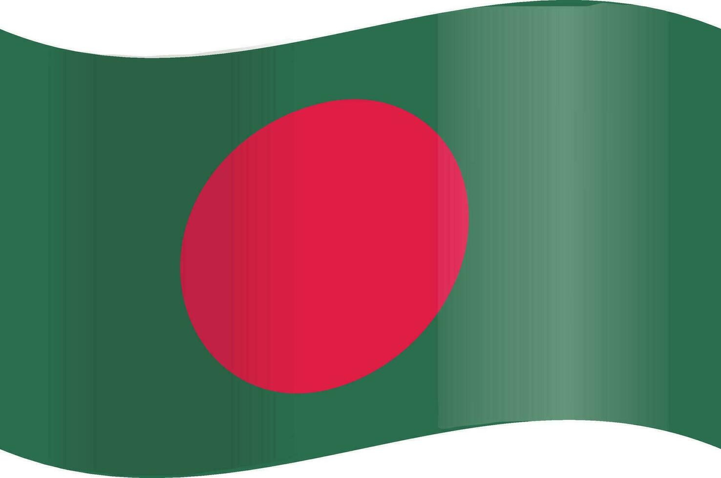 Bangladesh nacional bandera en vector