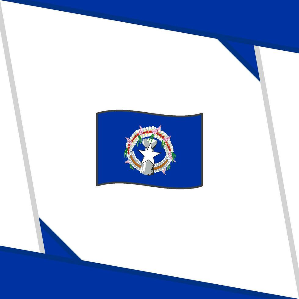 Northern Mariana Islands Flag Abstract Background Design Template. Northern Mariana Islands Independence Day Banner Social Media Post. Northern Mariana Islands Independence Day vector