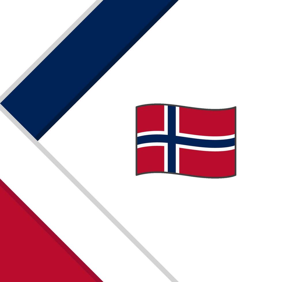 Norway Flag Abstract Background Design Template. Norway Independence Day Banner Social Media Post. Norway Illustration vector