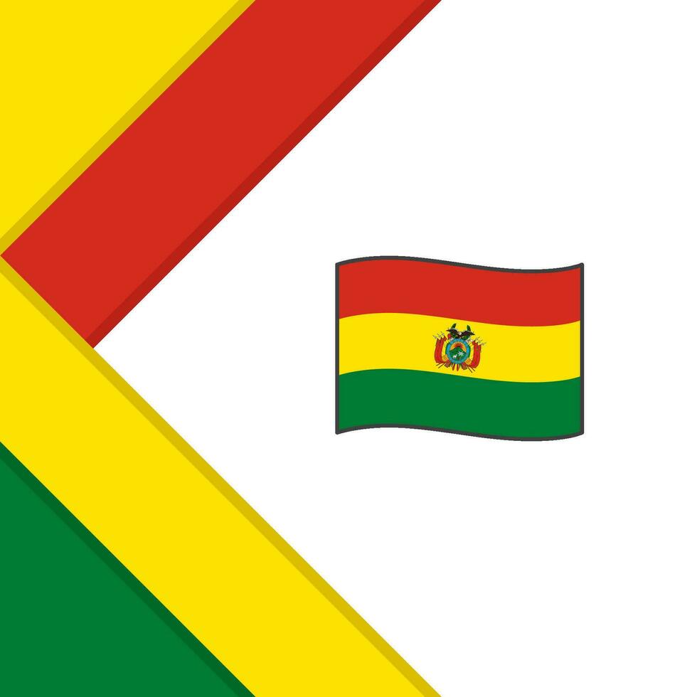 bolivia bandera resumen antecedentes diseño modelo. bolivia independencia día bandera social medios de comunicación correo. bolivia ilustración vector