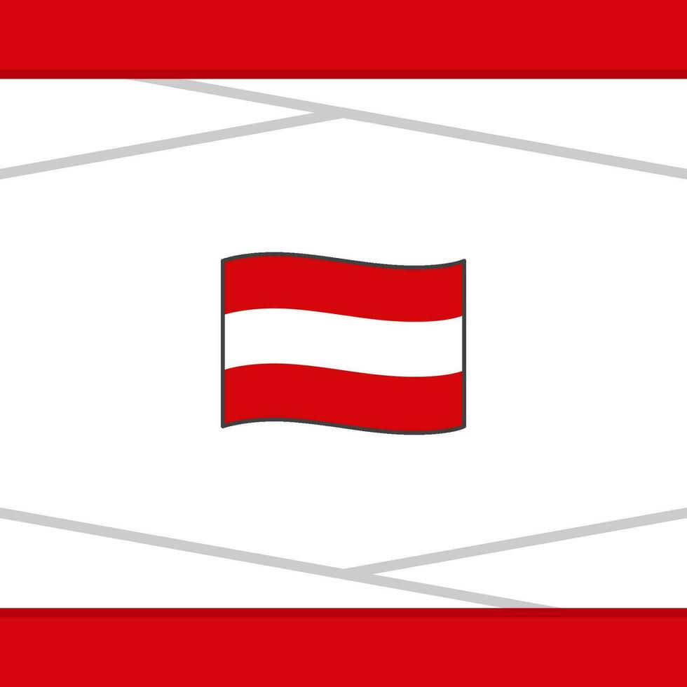 Austria Flag Abstract Background Design Template. Austria Independence Day Banner Social Media Post. Austria Vector