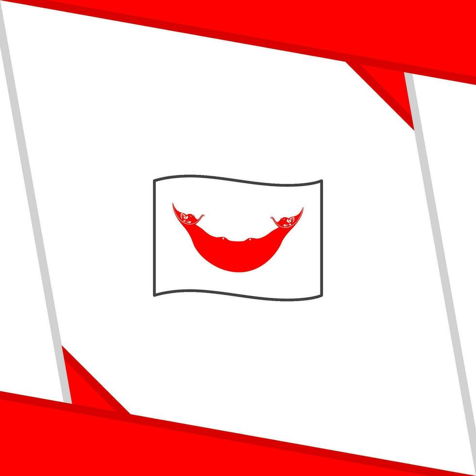 Easter Island Flag Abstract Background Design Template. Easter Island Independence Day Banner Social Media Post. Easter Island Independence Day vector