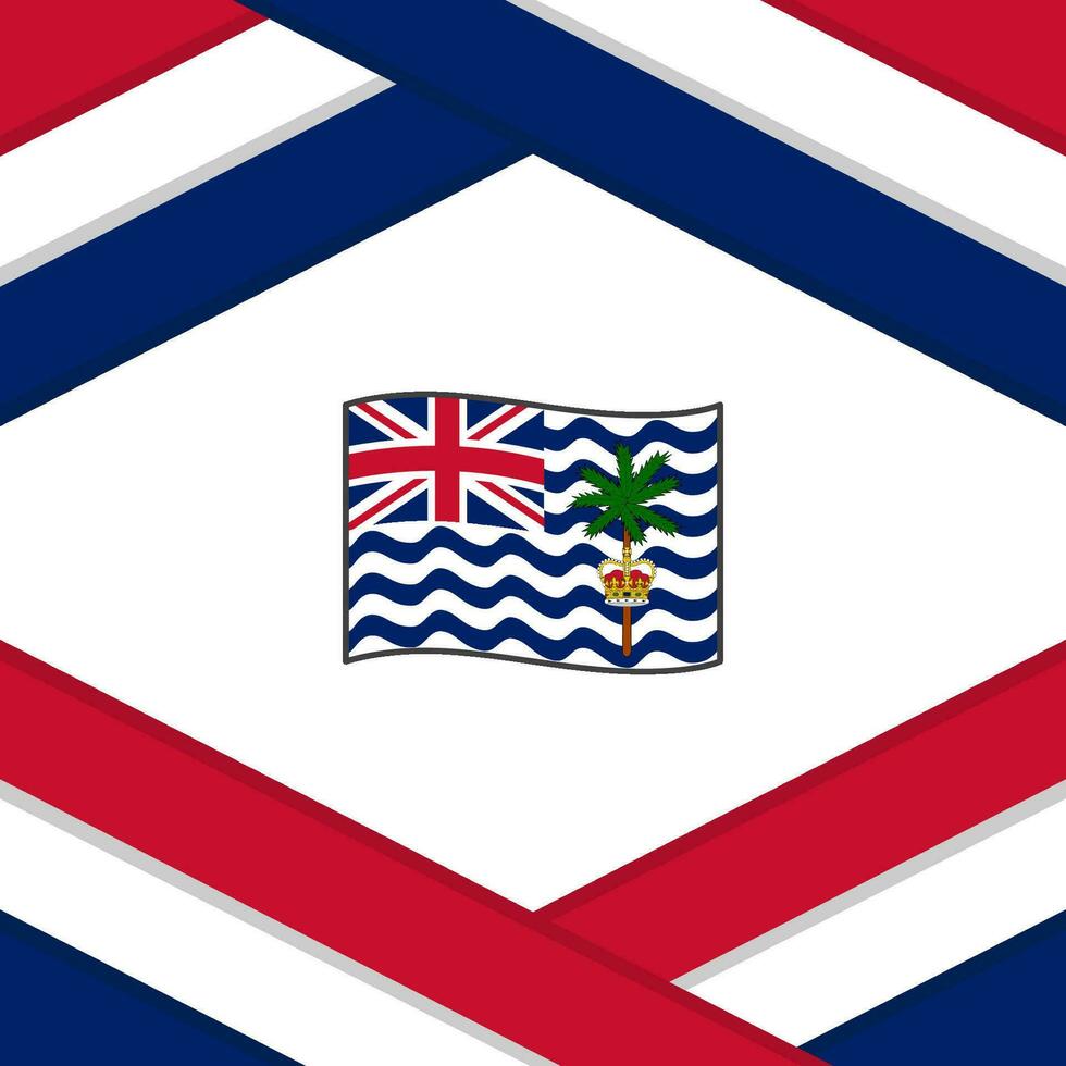 británico indio Oceano territorio bandera resumen antecedentes diseño modelo. británico indio Oceano territorio independencia día bandera social medios de comunicación correo. modelo vector