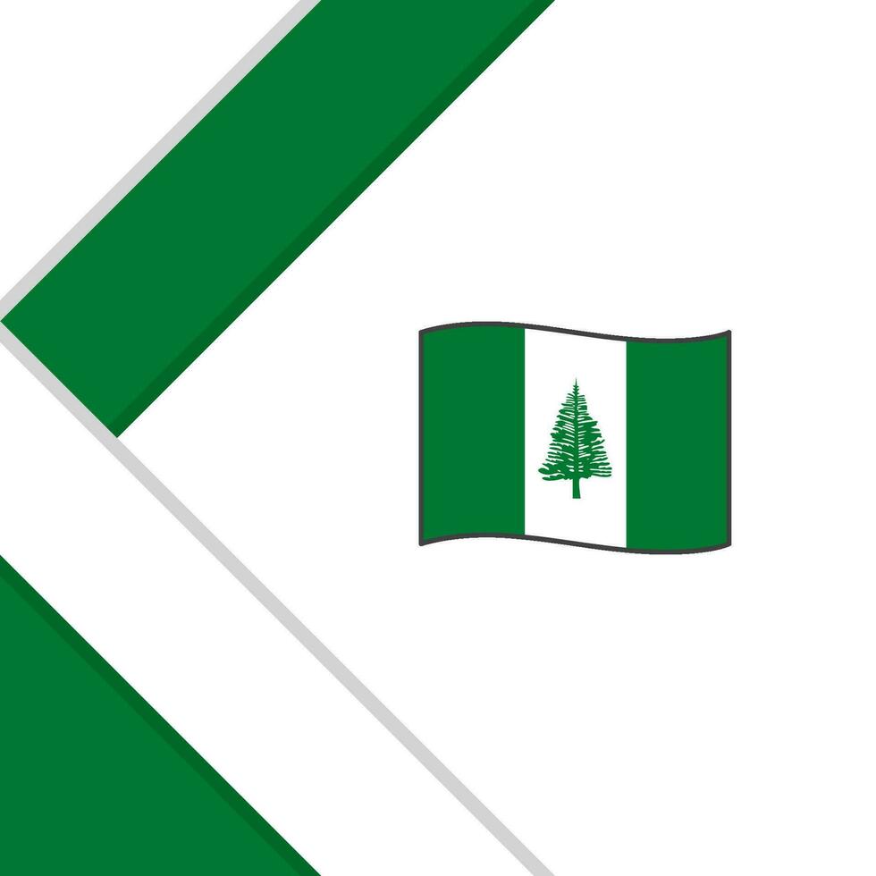 Norfolk Island Flag Abstract Background Design Template. Norfolk Island Independence Day Banner Social Media Post. Norfolk Island Illustration vector