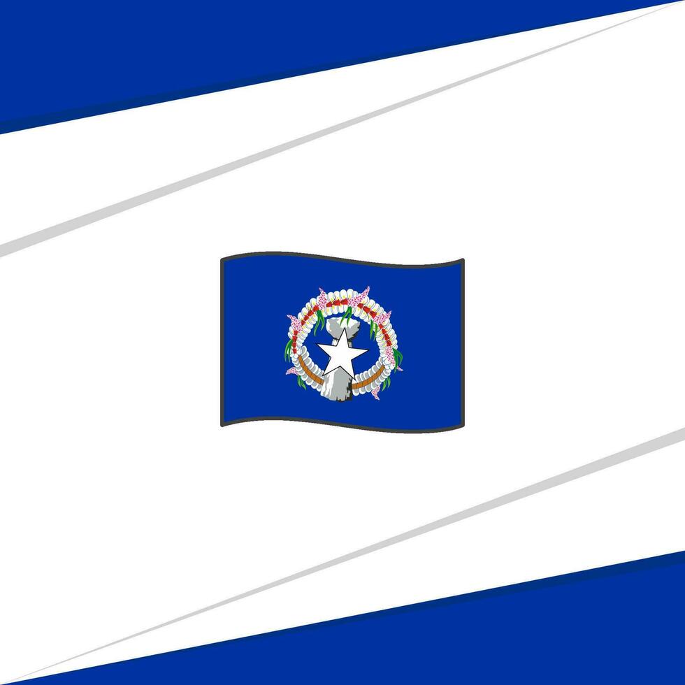 Northern Mariana Islands Flag Abstract Background Design Template. Northern Mariana Islands Independence Day Banner Social Media Post. Northern Mariana Islands Design vector