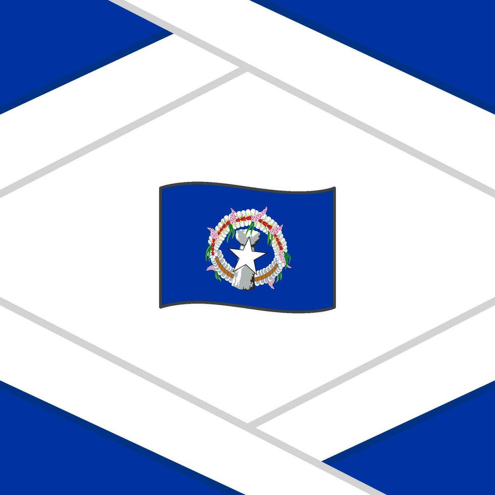 Northern Mariana Islands Flag Abstract Background Design Template. Northern Mariana Islands Independence Day Banner Social Media Post. Northern Mariana Islands Template vector