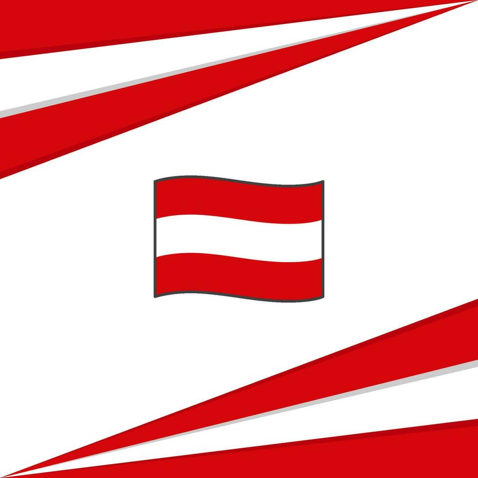 Austria Flag Abstract Background Design Template. Austria Independence Day Banner Social Media Post. Austria Design vector