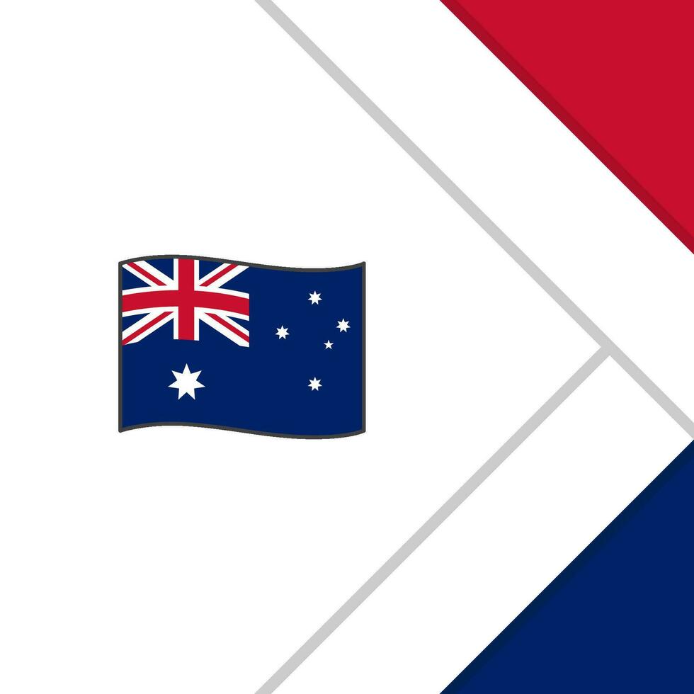 Coral Sea Islands Flag Abstract Background Design Template. Coral Sea Islands Independence Day Banner Social Media Post. Coral Sea Islands Cartoon vector